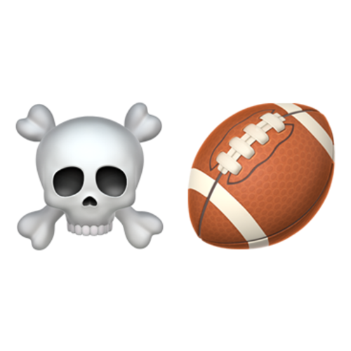☠🏈 Emoji Domain iOS rendering
